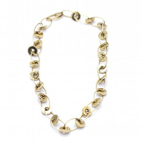 Collier Collier à anneaux en or jaune 18 kt 58 Facettes N102865LF