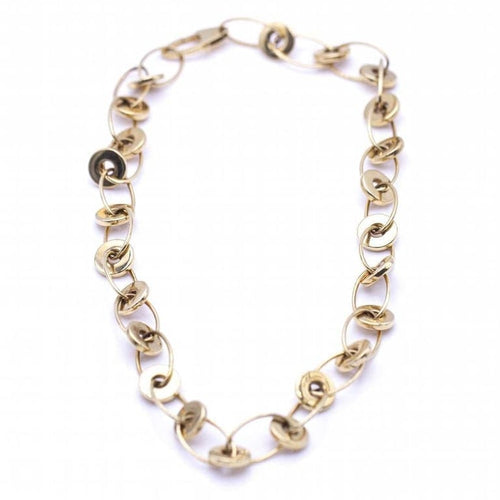 Collier Collier à anneaux en or jaune 18 kt 58 Facettes N102865LF