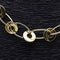 Collier Collier à anneaux en or jaune 18 kt 58 Facettes N102865LF