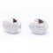Boucles d'oreilles Boucles d'oreilles - Pavé de diamants en or blanc 18 ct 58 Facettes N102938EJ
