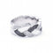 Bague 57 Bague tressée - Or blanc 18 ct et diamants blancs et noirs 58 Facettes N102884LF