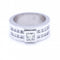 Bague 55 Bague femme en or blanc 18 ct avec diamant princesse 58 Facettes N102887LF
