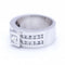 Bague 55 Bague femme en or blanc 18 ct avec diamant princesse 58 Facettes N102887LF