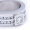 Bague 55 Bague femme en or blanc 18 ct avec diamant princesse 58 Facettes N102887LF