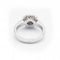 Bague 52 Monaco - Bague en or blanc 18 ct avec diamants et saphirs 58 Facettes N102896