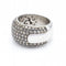 Bague 55 Rosse - Bague bicolore en or rose et or blanc 18 kt et diamants 58 Facettes N102895