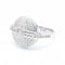 Bague 56 Bague Poker - Bague en or blanc 18 ct et diamants 58 Facettes N102900
