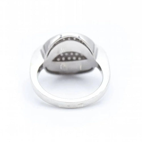 Bague 56 Bague Poker - Bague en or blanc 18 ct et diamants 58 Facettes N102900