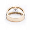 Bague 54 Bague bicolore en or 18 ct et diamants 58 Facettes N102903