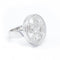 Bague 54 Bague en or blanc 18 ct avec diamants taille brillant 58 Facettes N102901