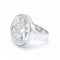 Bague 54 Bague en or blanc 18 ct avec diamants taille brillant 58 Facettes N102901