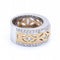 Bague 54 SYDNEY - Bague bicolore en or 18 ct avec diamants 58 Facettes N102904