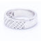 Bague 55 Bague en or blanc 18 ct avec diamants 58 Facettes N102928EJ