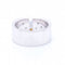 Bague 57.5 Bague en or blanc 18 ct avec diamants 58 Facettes N102927EJ