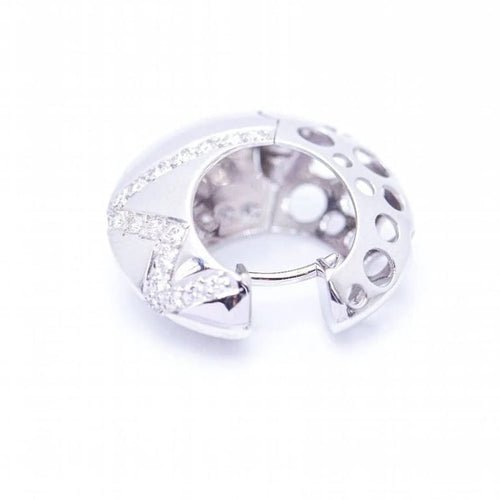 Boucles d'oreilles HARLEK - Boucles d’oreilles en or blanc 18 ct et diamants 58 Facettes N102940EJ