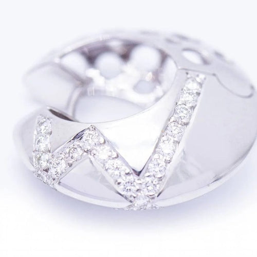Boucles d'oreilles HARLEK - Boucles d’oreilles en or blanc 18 ct et diamants 58 Facettes N102940EJ