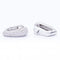 Boucles d'oreilles Boucles d'oreilles en or blanc 18 ct pavées de diamants 58 Facettes N102941EJ
