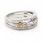 Bague 55.5 Damiani - Bague en or bicolore 18 ct et diamants 58 Facettes D360530FJ