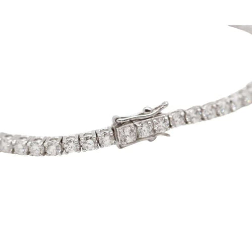 Bracelet Bracelet rivière - Bracelet en or blanc 18K et diamants 58 Facettes D363763CG