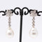 Boucles d'oreilles Boucles d’oreilles - Perles australiennes naturelles et diamants en or blanc 18 ct 58 Facettes D359536JC