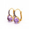 Boucles d'oreilles MIMI Milano Happy - Boucles d'oreilles en or rose 18 ct, saphirs et améthyste 58 Facettes D363774UZ