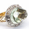 Bague 54 Pomellato Tango - Bague en or blanc et rose 18 carats avec diamants 58 Facettes D362795SO