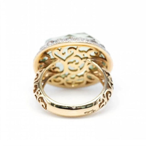 Bague 54 Pomellato Tango - Bague en or blanc et rose 18 carats avec diamants 58 Facettes D362795SO