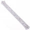Bracelet Bracelet rivière à 4 rangs en or blanc 18 carats et diamants 58 Facettes D364206LF