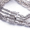 Bracelet Bracelet rivière à 4 rangs en or blanc 18 carats et diamants 58 Facettes D364206LF