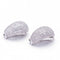 Boucles d'oreilles TAUBE - Boucles d’oreilles en or blanc 18 carats pavées de diamants 58 Facettes D364221LF