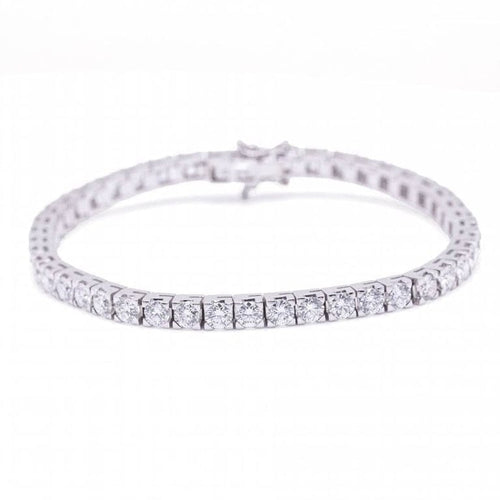 Bracelet Bracelet rivière en or blanc 18 carats et diamants 58 Facettes D364211LF