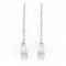 Boucles d'oreilles Boucles d’oreilles en or blanc 18 carats, prasiolites et diamants 58 Facettes D364830FV