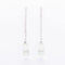 Boucles d'oreilles Boucles d’oreilles en or blanc 18 carats, prasiolites et diamants 58 Facettes D364830FV
