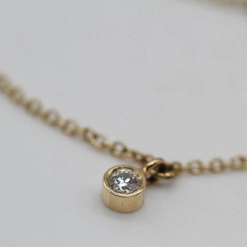 Collier Celia - Collier en or jaune 18 carats avec diamants 58 Facettes D364601GM