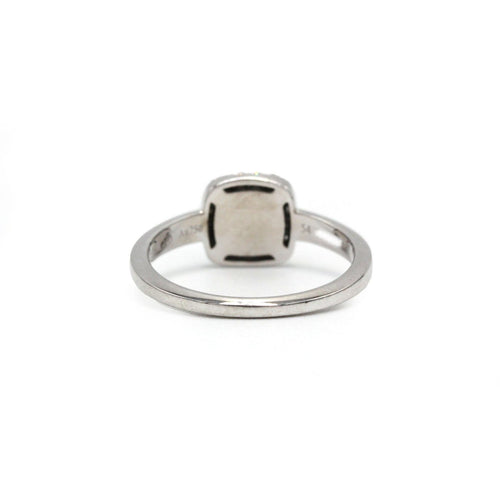 Bague 54 FRED Pain de Sucre - Bague en or blanc 750 avec topaze et diamants 58 Facettes 260059R
