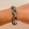 Bracelet Bracelet en or jaune 18 ct et hématite 58 Facettes