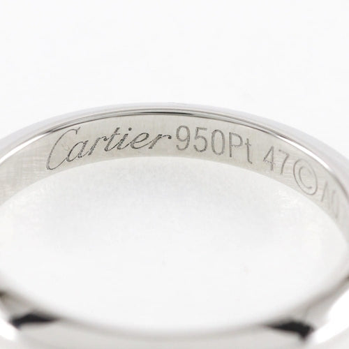 Bague 47 Cartier 1895 - Alliance en platine 58 Facettes lssxl2