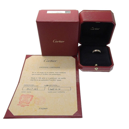Bague 48 Cartier Love - Alliance pavée en or jaune et diamants 58 Facettes txo8f8