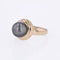 Bague 53 Bague en or jaune 18 carats et perle grise de culture 58 Facettes CV126