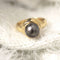 Bague 53 Bague en or jaune 18 carats et perle grise de culture 58 Facettes CV126