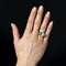 Bague 53 Bague jonc en or jaune 18 carats avec topaze bleue 58 Facettes 24-301