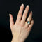 Bague 53 Bague jonc en or jaune 18 carats avec topaze bleue 58 Facettes 24-301