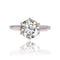 Bague 50 Bague solitaire Art déco en or blanc avec diamant 58 Facettes 24-261
