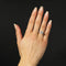 Bague 50 Bague solitaire Art déco en or blanc avec diamant 58 Facettes 24-261