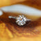 Bague 50 Bague solitaire Art déco en or blanc avec diamant 58 Facettes 24-261