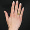 Bague 54 Bague en or jaune 18 carats avec rubis ovale et diamants 58 Facettes 21-674A