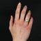 Bague 54 Bague flocon en or jaune 18 carats avec perle Akoya et diamants 58 Facettes 24-071