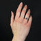 Bague 52 Bague Art déco en or rose 18 carats, diamants et saphirs de synthèse 58 Facettes 22-592
