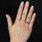 Bague 50 Bague jonc ancienne en or rose 18 carats et œil de tigre 58 Facettes 19-091B