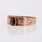 Bague 50 Bague jonc ancienne en or rose 18 carats et œil de tigre 58 Facettes 19-091B